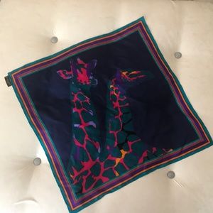 Louis Vuitton silk giraffe scarf